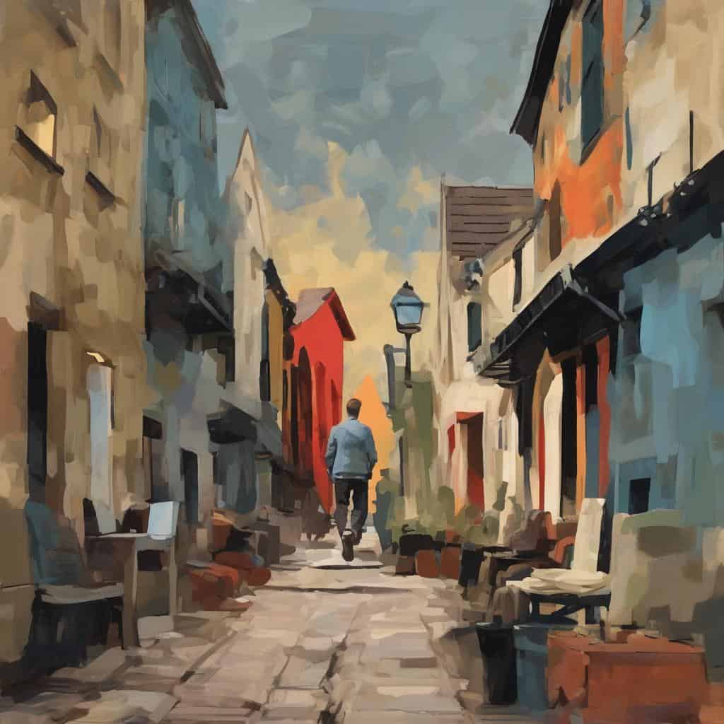 Μοντέρνα τέχνη, αστικογραφία, φανταστικό τοπίο, δημιουργικότητα, τέχνη δρόμου.